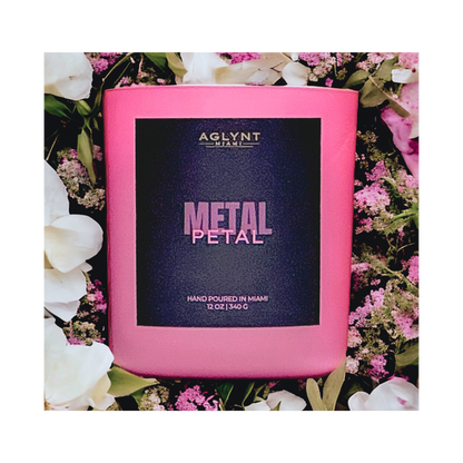 Metal Petal 12 oz candle by Aglynt